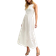 New Look Rib Racerback Broderie Anglaise Embroidered Midi Dress - White