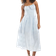 New Look Women's Floral Embroidered Cotton Midi Dress - Blue