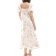 New Look Puff Sleeve Milkmaid Midi Dress - White