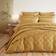 Dunelm Helston Bedspread Yellow (265x265cm)