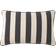 Dunelm Beatrice Stripe Cushion Cover Black (60x40cm)