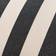 Dunelm Beatrice Stripe Cushion Cover Black (60x40cm)