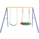Costway Kids Outdoor Swing Set with 2 Swings