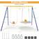 Costway Kids Outdoor Swing Set with 2 Swings