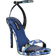 Nine West Loola Ankle Strap Stiletto Sandals - Blue Floral