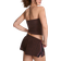 PINK Tech Woven Retro Shorts - Leopard