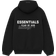 Fear of God Logo Over The Head Hoodie - Black