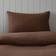 Dunelm Soft & Cosy Cotton Duvet Cover Brown (220x230cm)
