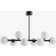 Jotex Ekman Matte Black/Opal Glass Pendel ∅ 13cm