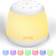 DYZI Portable White Noise Machine Baby Adults Kids Sleep Aid 24 Sounds RGB Light