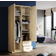 Elegant Modern Beige Wardrobe 77x180cm
