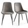 Dunelm Walden Grey Kitchen Chair 88cm 2pcs