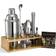 VEVOR Cocktail Shaker 10 Pcs Bartender Kit Bar Set
