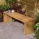 Rowlinson Kyoto 3 Seat 50cm H x 150cm W x 50cm D Garden Bench