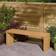 Rowlinson Kyoto 3 Seat 50cm H x 150cm W x 50cm D Garden Bench