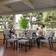 OutSunny 7 Seater Rattan Garden Furniture with Glass Coffee Table Grey Outdoor Lounge Set