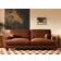 Solace+Co Addison 3 Seater Burnt Orange Chenille Sofa