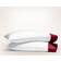 Boll & Branch Signature Hemmed Pillow Case Red, White (101.6x53.3cm)