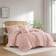 510 Design Bailey Diamond Pucker Bedspread Pink (228.6x228.6cm)