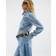 River Island Womens Longsleeve Corset Jacket - Light Blue