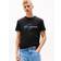 Tommy Jeans Sort T-shirt Med Blåt Signaturlogo - Black