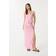 Stradivarius Midikjol Med Slits Nedtill Del Av Set - Rosa