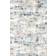 Rugs Usa Patty Washable Rainy Days 8'10" x 12" Rug Blue, Multicolor 106x144"