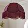 Dunelm Carmona Fringed Aubergine Shade ∅ 45.5cm