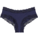 PINK Wink Lace Trim Cheeky Panty - Midnight Navy
