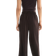 H&M Cropped Pull-On Trousers - Dark Brown