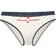 PINK Cotton Lace Trim Cheeky Panty - Winter White Americas Sweetheart Graphic