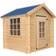 Timbela Wooden Playhouse M570 Blue