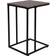Dunelm Charlie Rustic C-Shaped Small Table 38x43cm