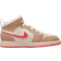Nike 1 Mid SE Shoes - Desert/Fusion Red