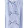 H&M Girls Blue Puff-Sleeved Cotton Dress - Blue