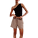 H&M Linen Blend Drawstring Shorts - Dark Beige