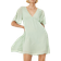 H&M V Neck Chiffon Dress - Light Green