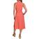 Donna Karan Tie Waist Shirtdress - Spring Melon