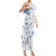 New Look Ruffle Asymetric Midi Dress - Blue