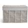 Dunelm Purity Large Trunk Grey Storage Box