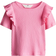 H&M Flounce Trimmed Cotton Top - Pink