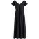 H&M Smocked Off-The-Shoulder Dress - Black