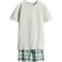 H&M Cotton Jersey Pyjamas - Light Green/Checked (1274555003)