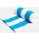 OHS Vertical Stripe Beach - Sea Bath Towel Blue, White (152x71cm)