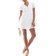 New Look Broderie Anglaise V Neck Mini Dress - White