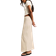 New Look Linen Blend Bias Cut Midi Skirt - Stone