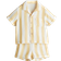 H&M Patterned Set 2-piece - White/Yellow Striped (1123259016)