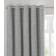 Dunelm Frankie Herringbone Blackout Eyelet Curtains Grey 117x228cm