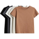 H&M Cotton T-shirts 5-pack - Brown/Black (0749176045)
