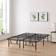 Mainstays 14 High Quad Fold Steel Platform Bed Frame Queen